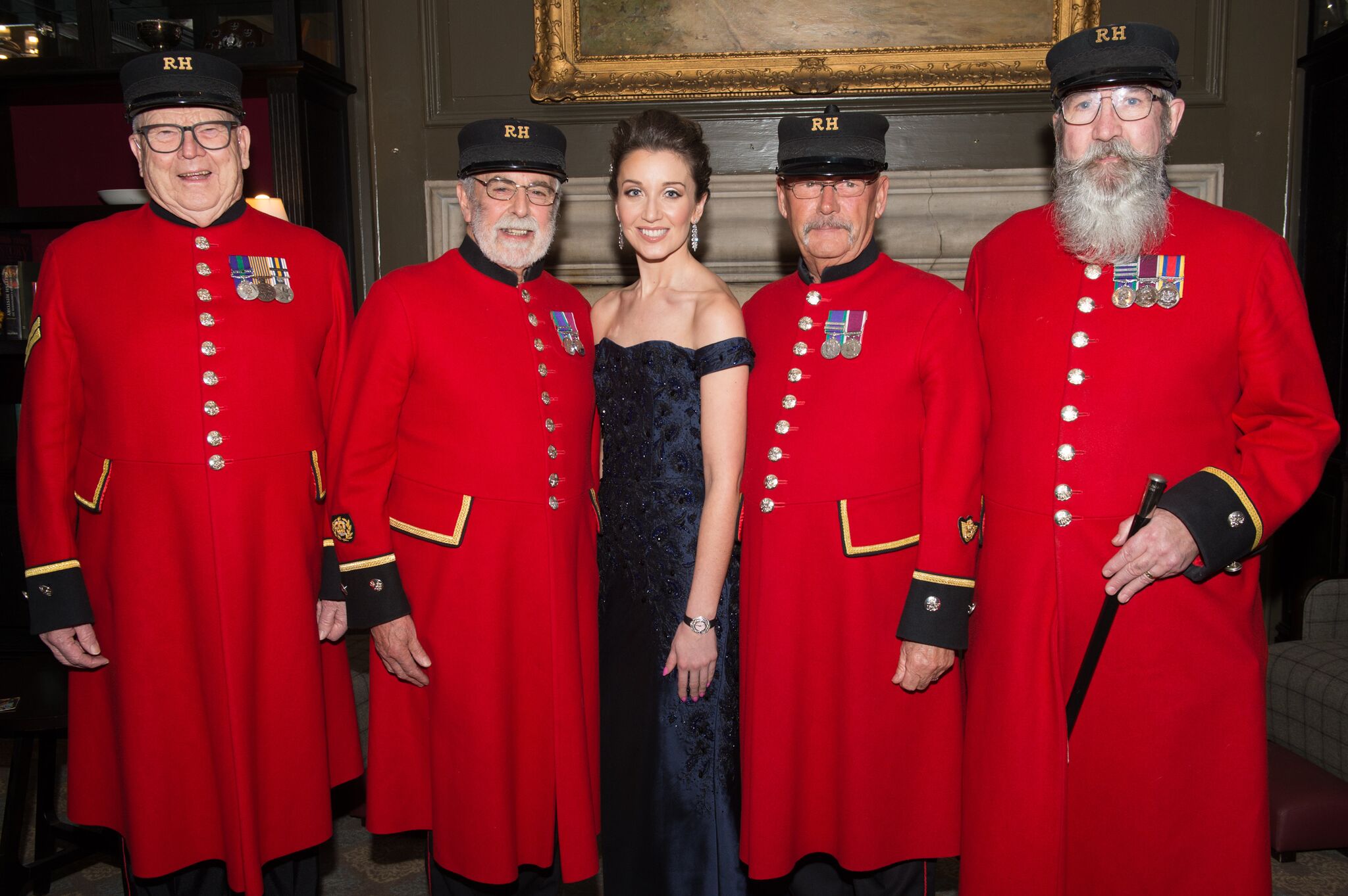 Carly Paoli Performs For The Chelsea Pensioners at Royal Hospital Chelsea