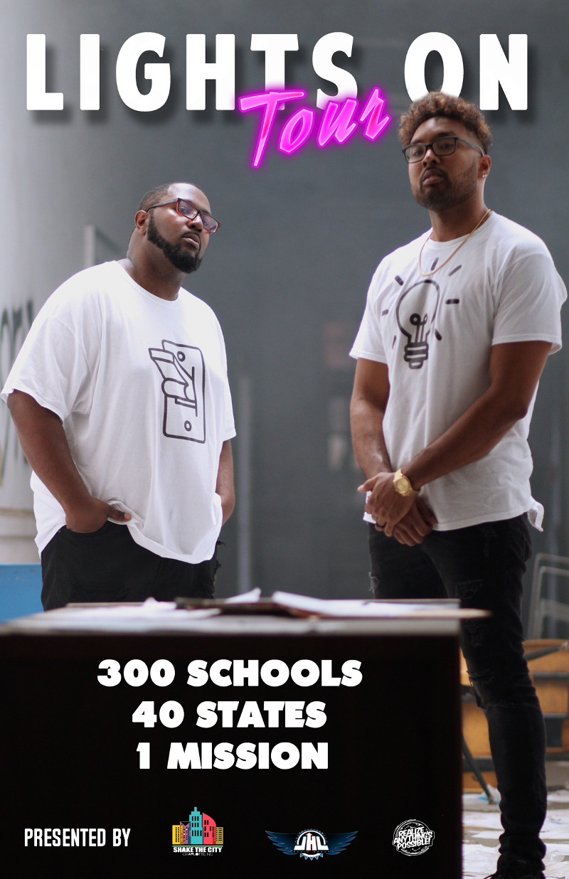 Ike Hill and Cutright Embark on 40 State 300 School LIGHTS ON Tour