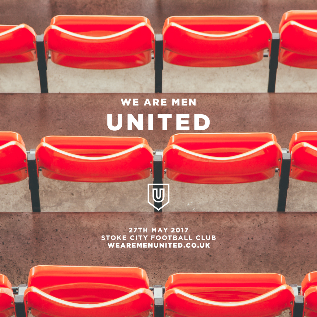 Martin Smith, Noel Robinson & Robin Mark For We Are Men United Event At Stoke City Stadium