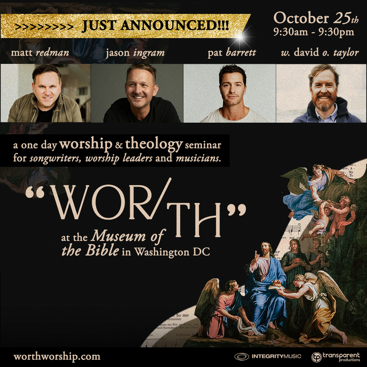 Matt Redman Launches WOR/TH Seminar, Equipped To Serve Songwriters, Worship Leaders, Pastors, and The Church