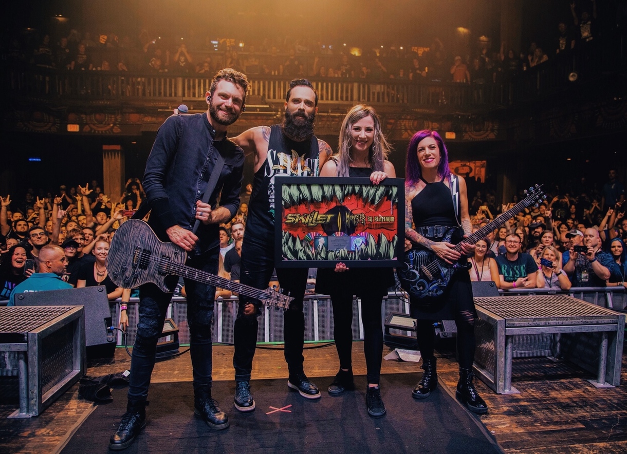 Multi Platinum Certifications For Skillet