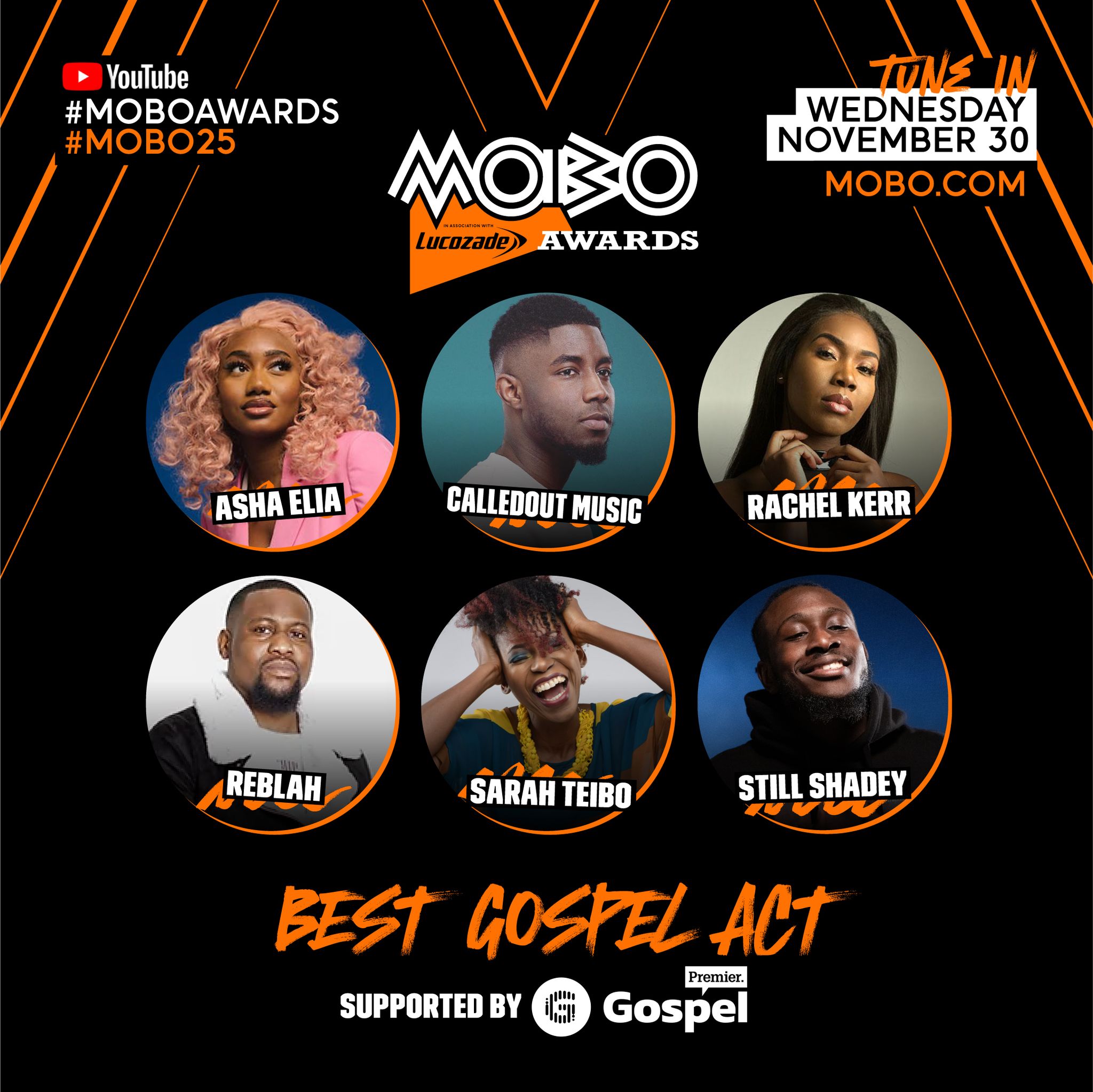MOBO Awards Nominees For Best Gospel Artist Announced