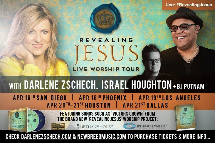 Darlene Zschech & Israel Houghton Combine For Revealing Jesus US Tour