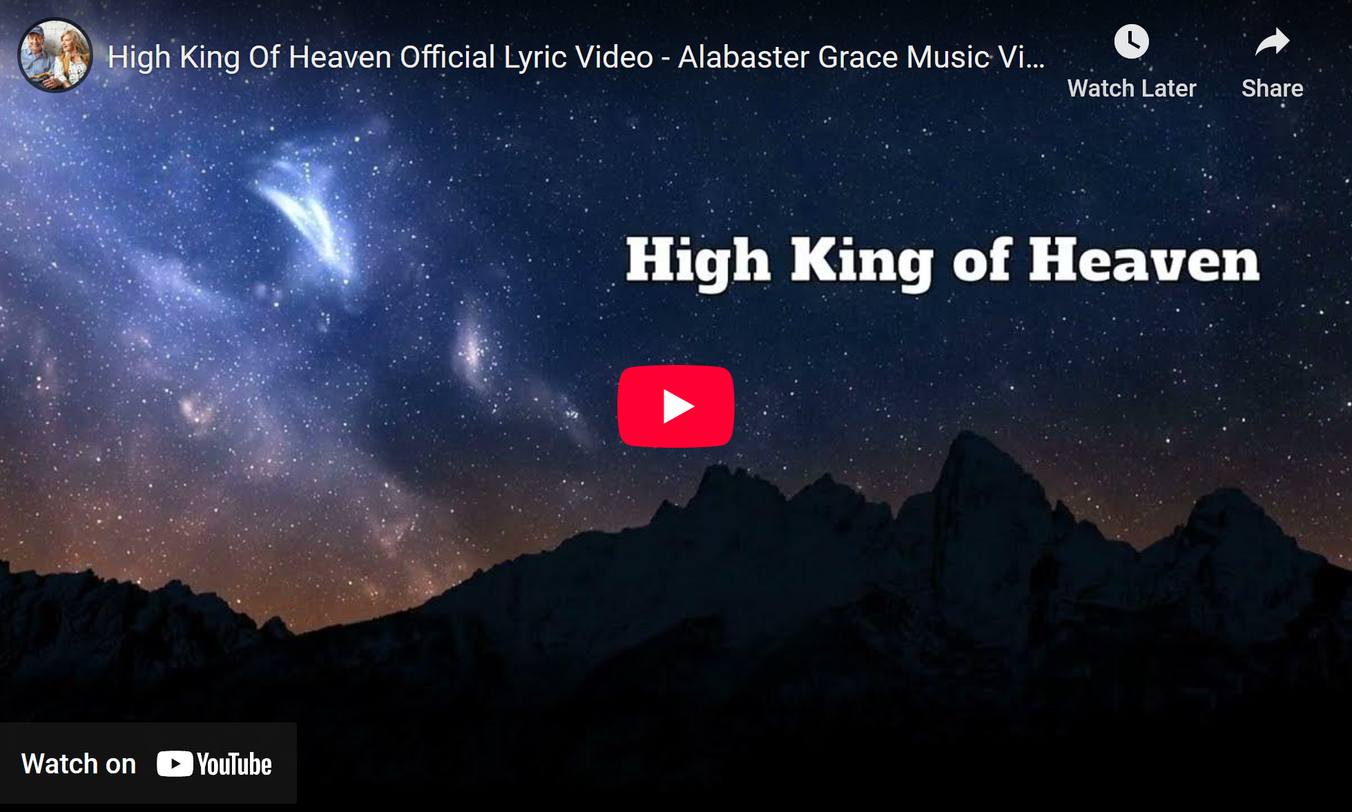 Alabaster Grace - High King of Heaven Alabaster Grace - High King of Heaven