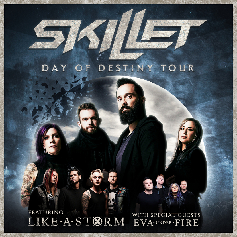 Skillet Announces Spring 2023 European 'Day of Destiny Tour'
