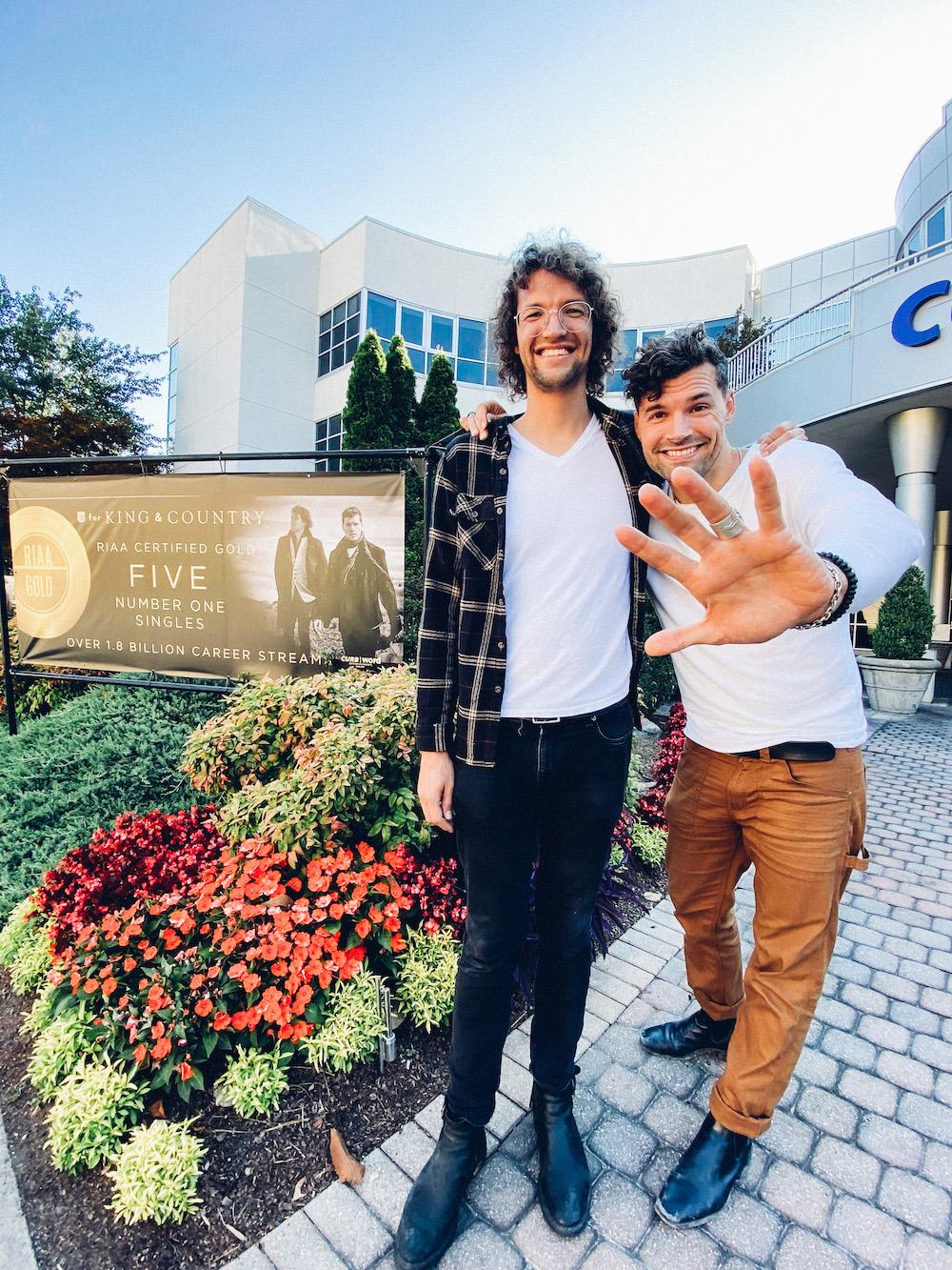 for King & Country Celebrate Fifth No. 1 Hit From 'Burn The Ships' Album