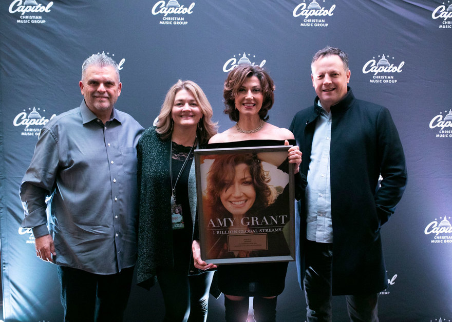 Amy Grant Awarded For 1 Billion Global Streams