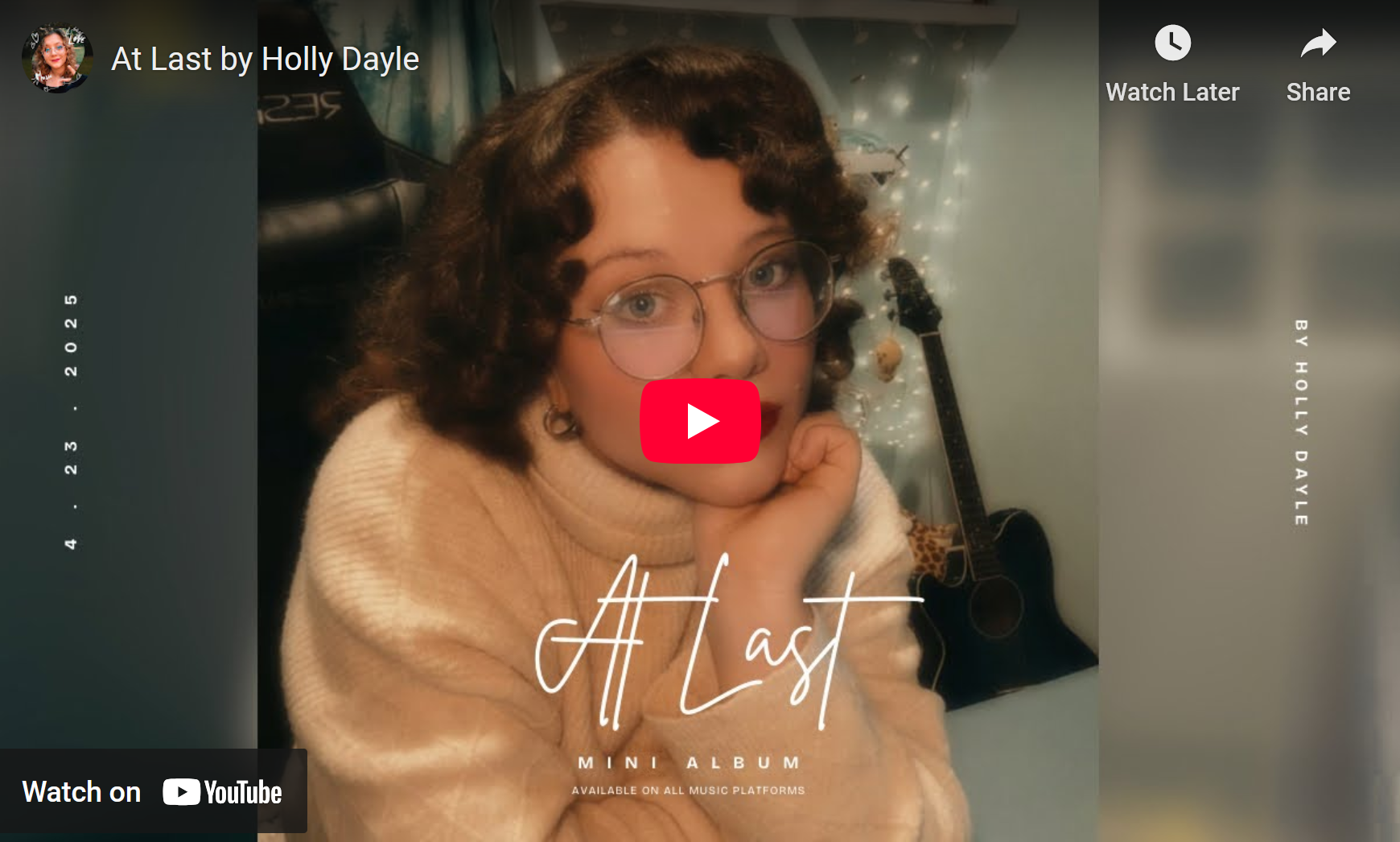 Holly Dayle - Love, As I Recall