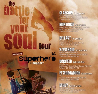 Superhero Ready For 'Battle For Your Soul' Tour 2014